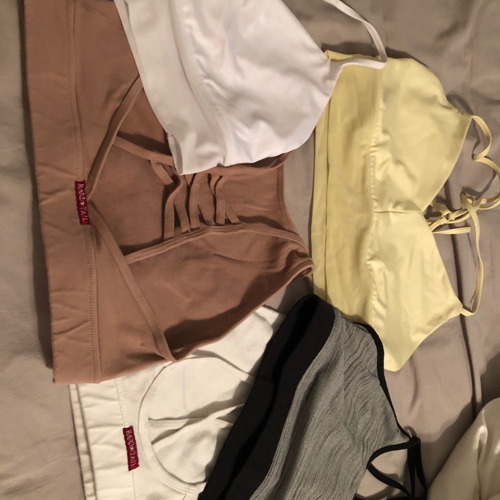 BUNDLE: 5 Yoga/Pilates bra tops - ALO and Hardtail